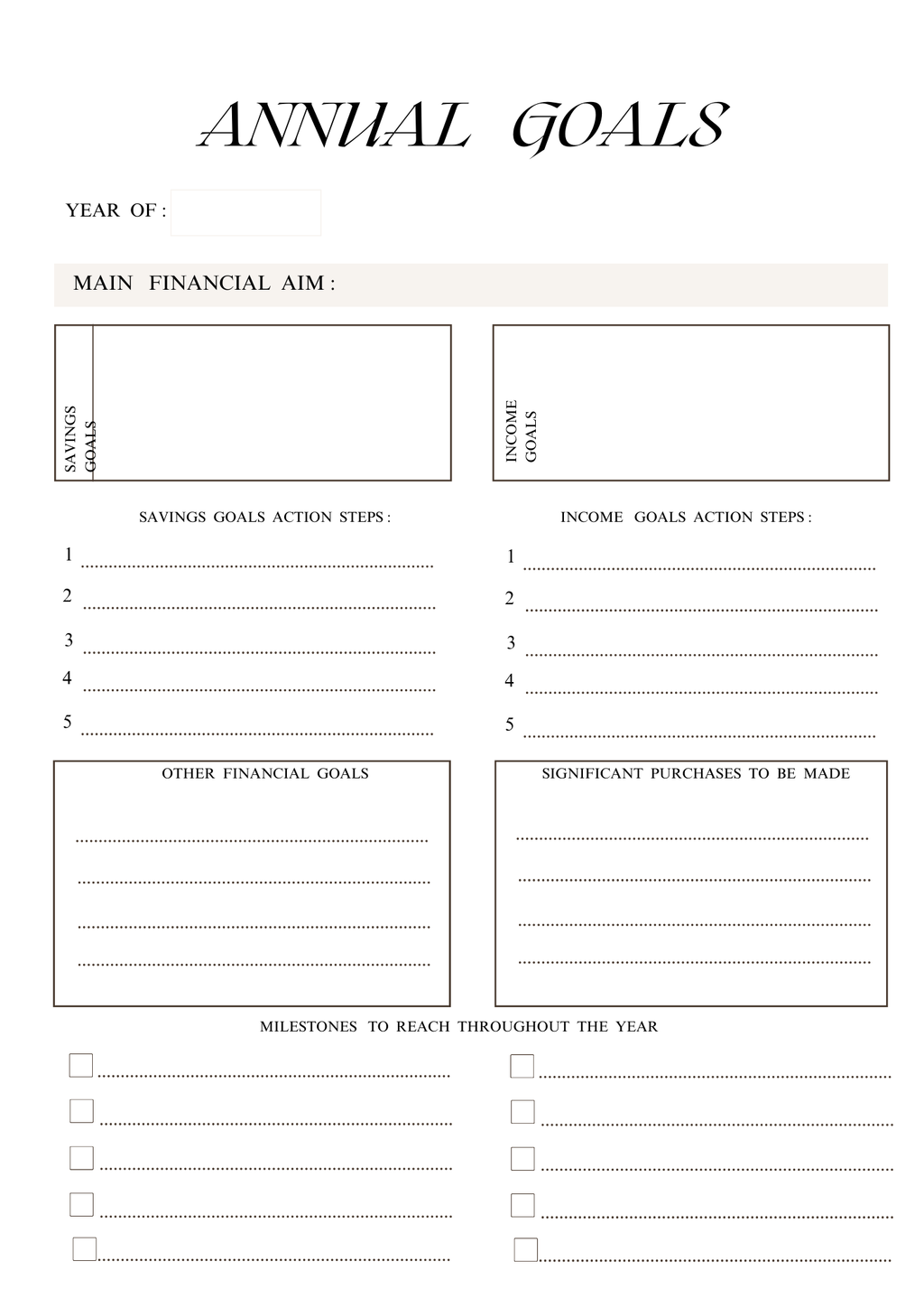 Loom Budgeting In-Depth Money Management Planner