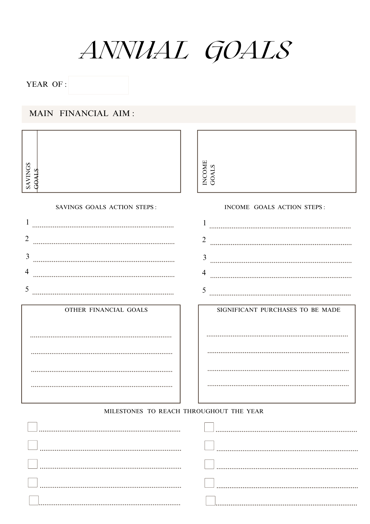 Loom Budgeting In-Depth Money Management Planner
