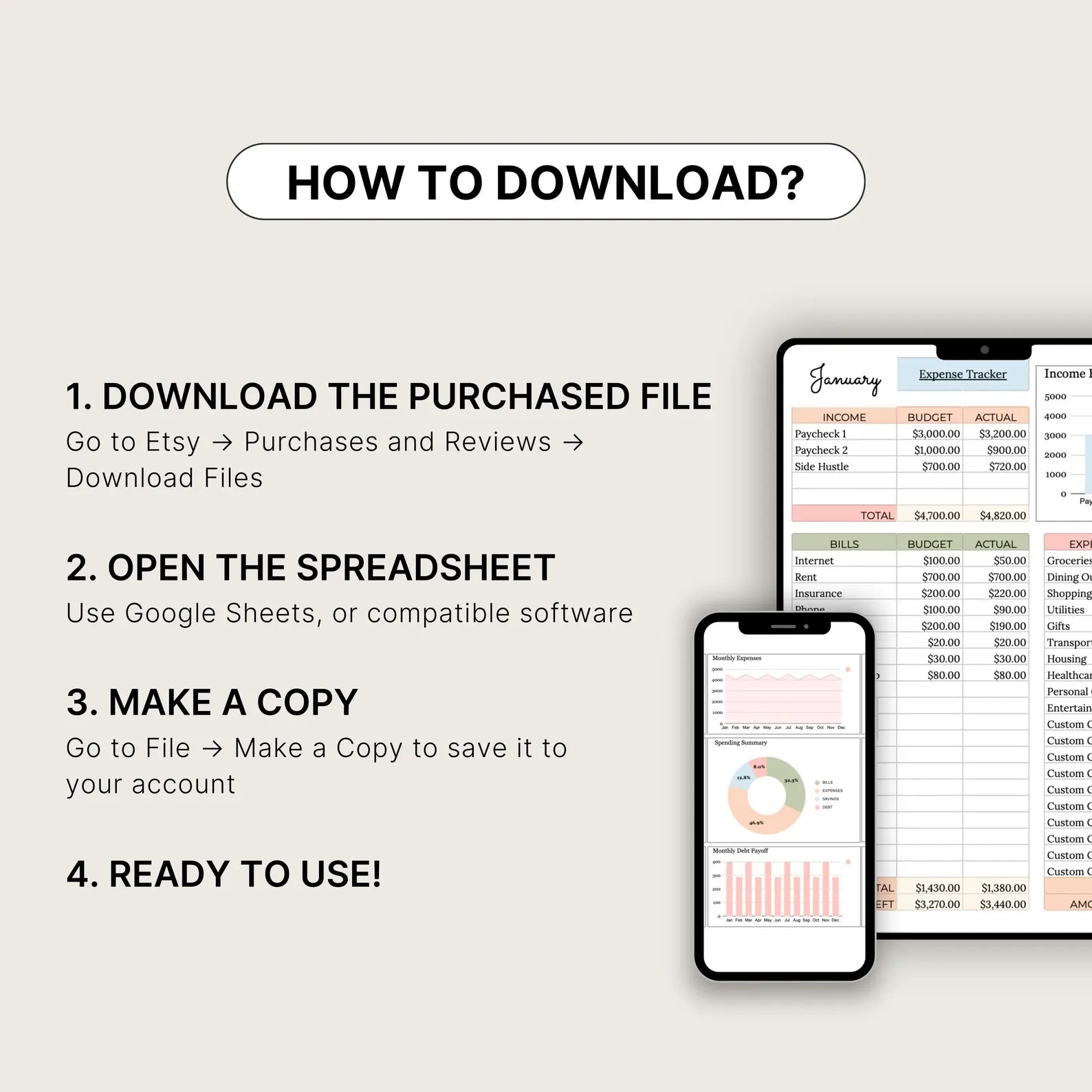 Loom Budgeting Annual Budget Planner